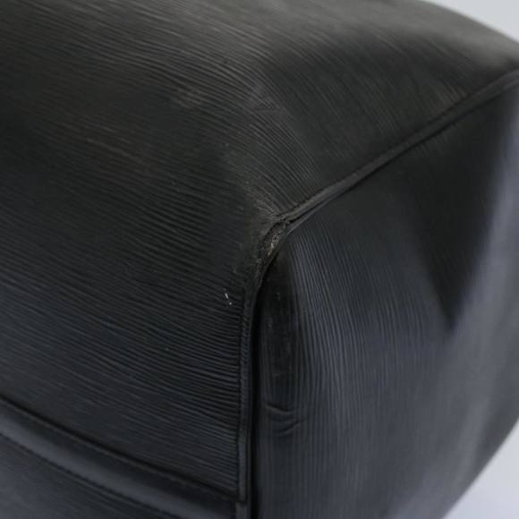 LOUIS VUITTON Epi Keepall 55 Boston Bag Noir Black M42952 LV Auth bs9967 - Picture 15 of 16